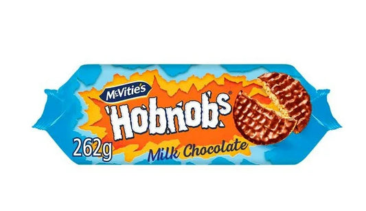 MCVITIES HOBNOBS MILK CHOCO 262G - Kashmir Watan Foodstores
