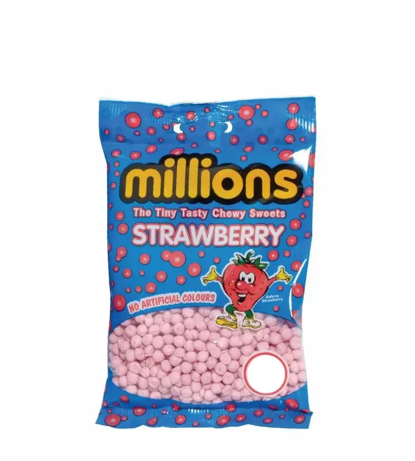 MILLIONS BAGS STRAWBERRY 85G - Kashmir Watan Foodstores