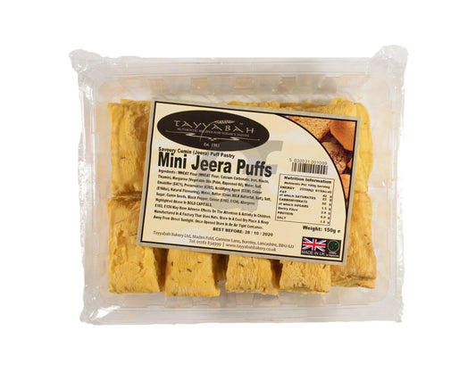 TAYB MINI JEERA PUFFS 150G - Kashmir Watan Foodstores