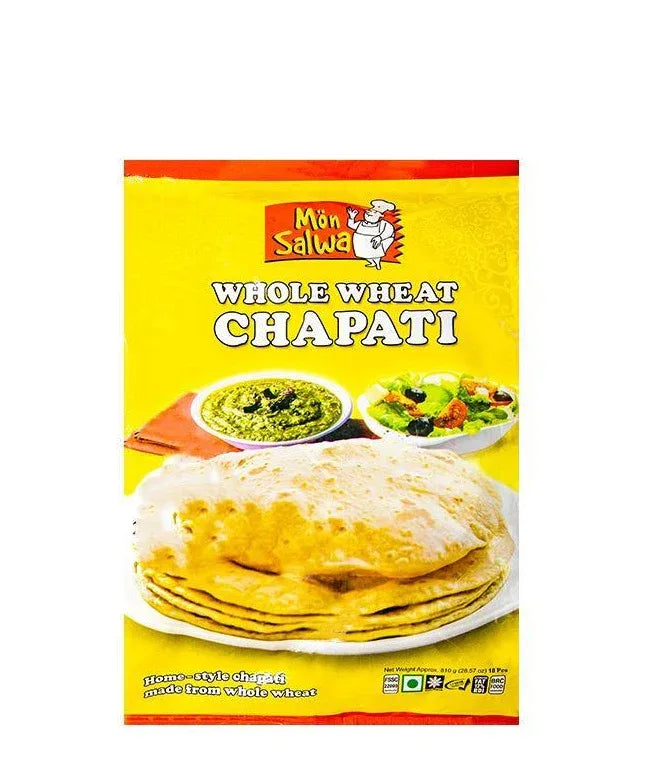 MON SALWA W/WHEAT CHAPATI 18PK - Kashmir Watan Foodstores