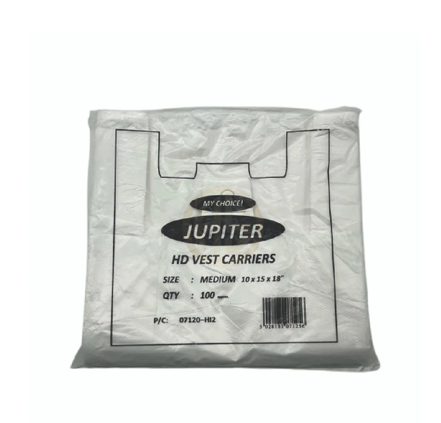MY CHOICE JUPITER VEST CARRIER BAG 100'S - Kashmir Watan Foodstores