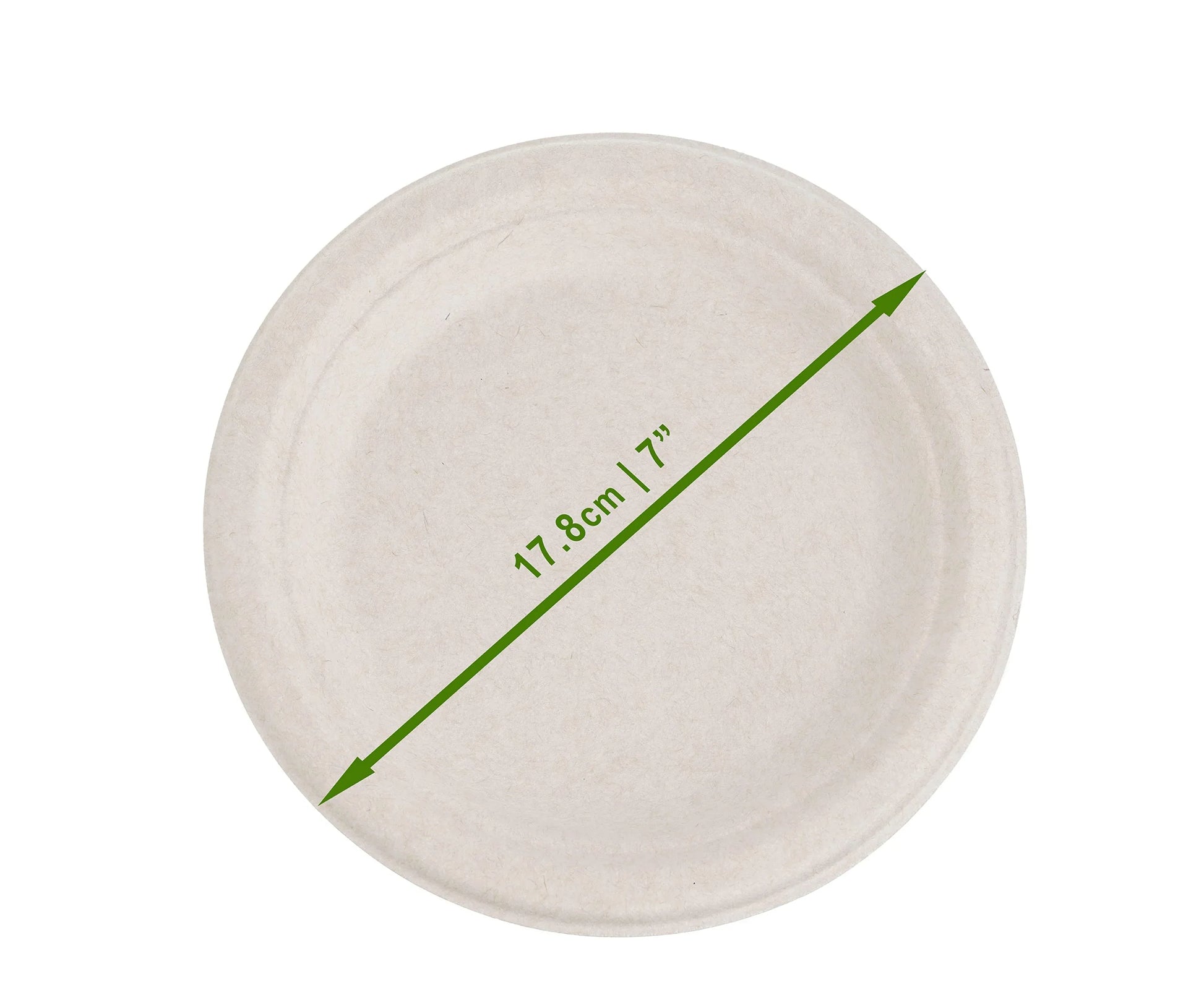 NABZ 7'' BIO-DEGRAD PLATES 50PK - Kashmir Watan Foodstores