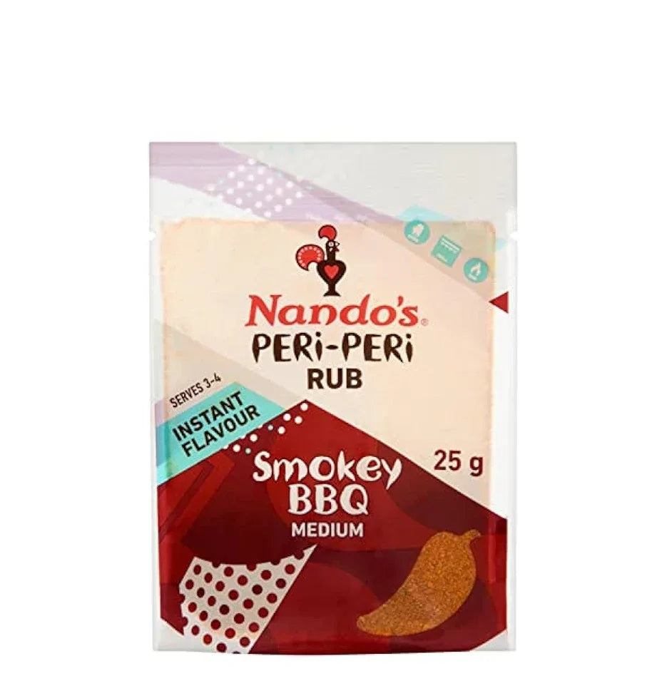 NANDO'S PERI PERI RUB SMOKEY BBQ 25G - Kashmir Watan Foodstores