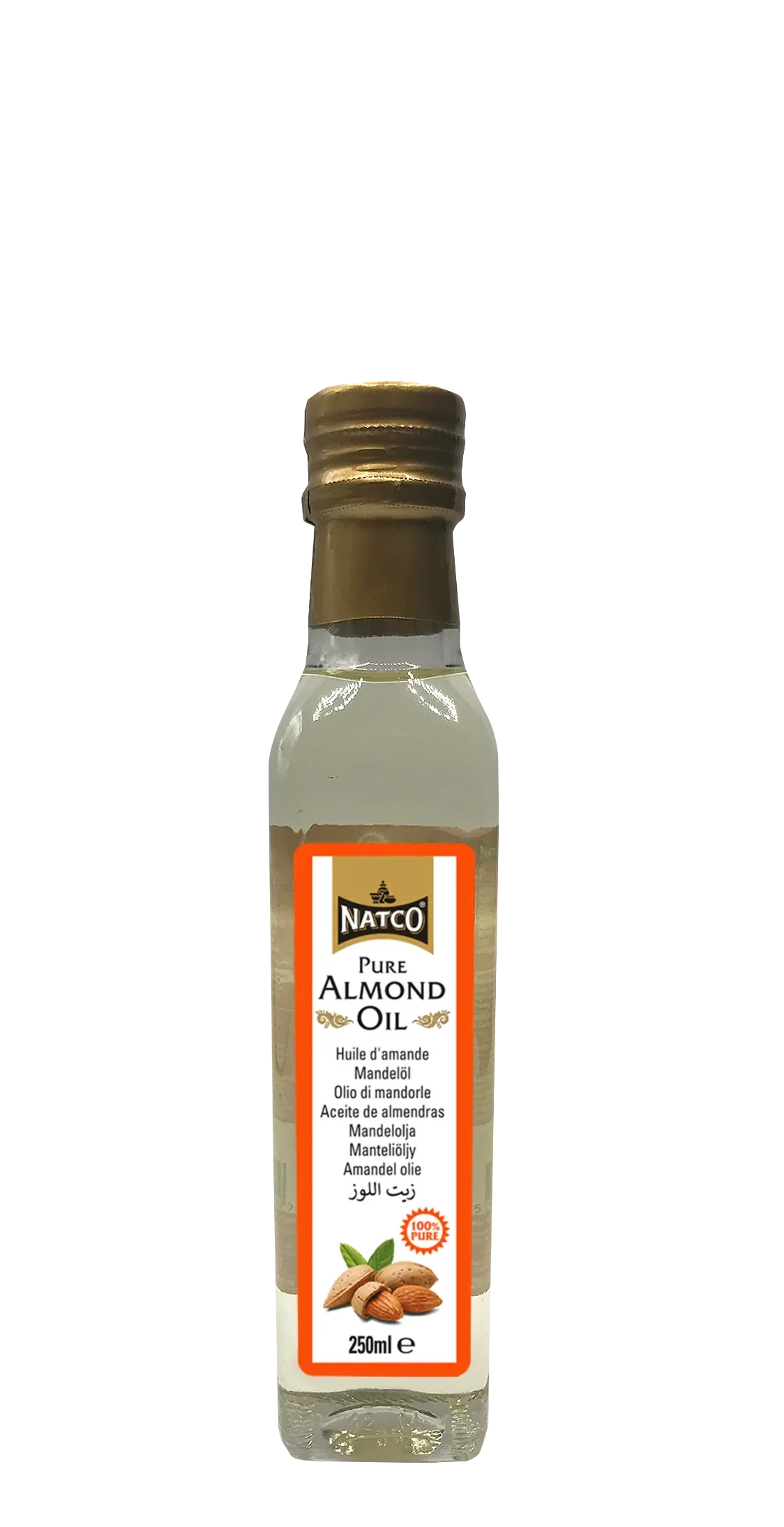 NATCO PURE ALMOND OIL 250ML - Kashmir Watan Foodstores