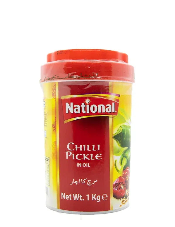 NATIONAL CHILLI PICKLE 1KG - Kashmir Watan Foodstores