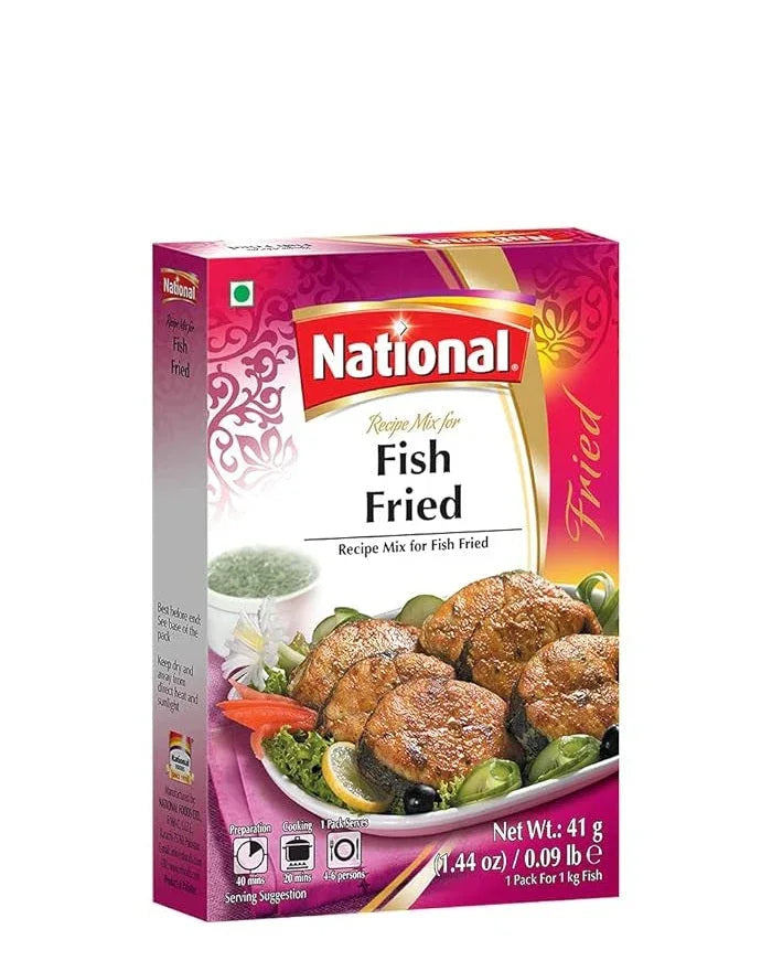 NATIONAL FISH FRIED SPICY 41G - Kashmir Watan Foodstores