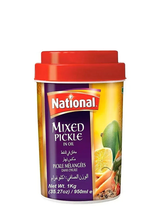 NATIONAL MIX VEG PICKLE 1KG - Kashmir Watan Foodstores
