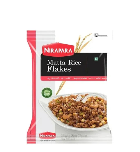 NIRAPARA MATTA RICE FLAKES BROWN 500g - Kashmir Watan Foodstores
