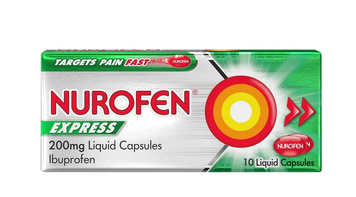 NUROFEN EXPRESS LIQUID CAPS 10'S - Kashmir Watan Foodstores