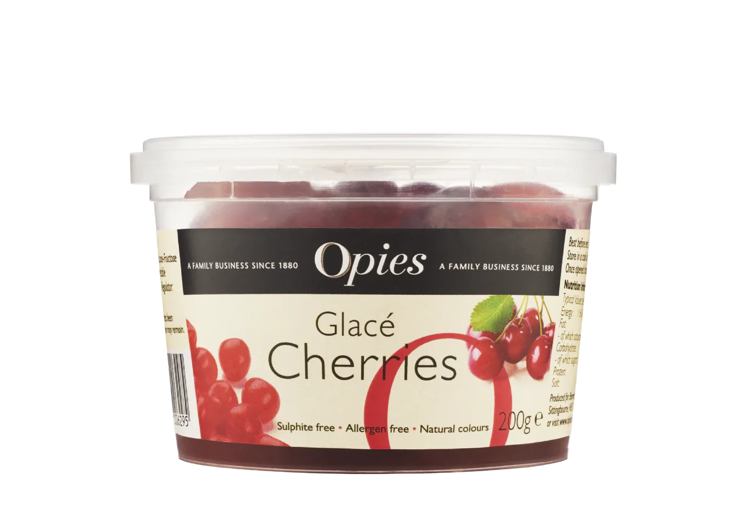 OPIES GLACE CHERRIES 200G - Kashmir Watan Foodstores