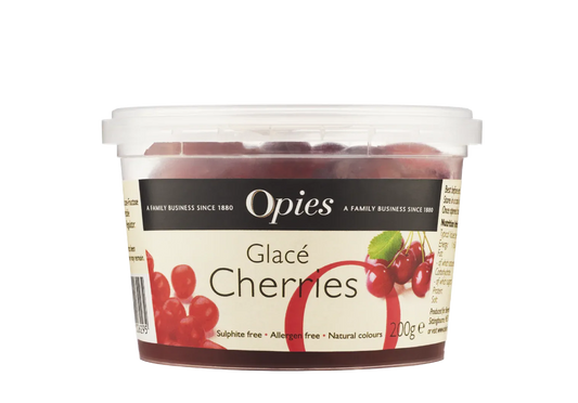 OPIES GLACE CHERRIES 200G - Kashmir Watan Foodstores
