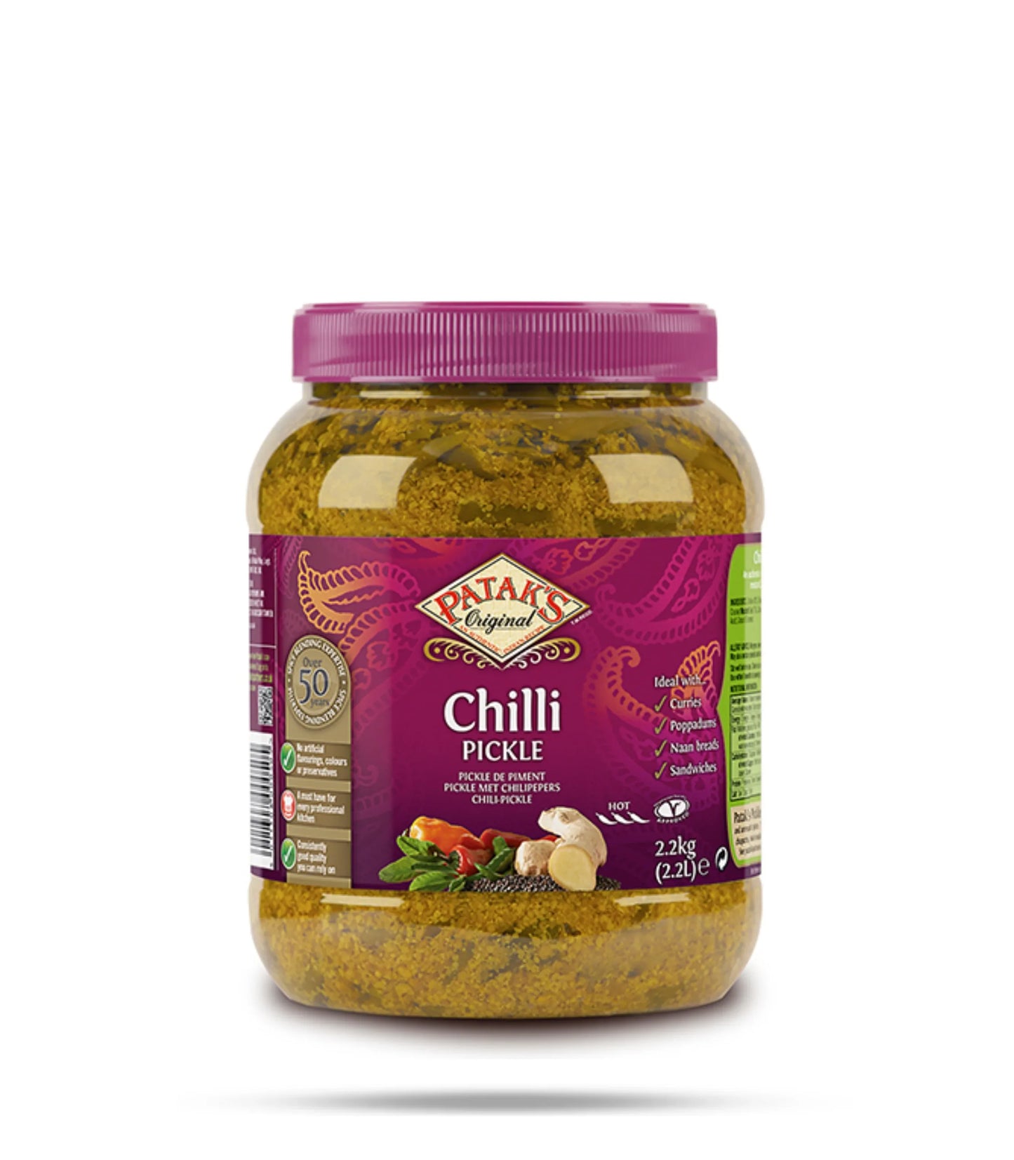PATAKS CHILLI PICKLE 2.2KG - Kashmir Watan Foodstores