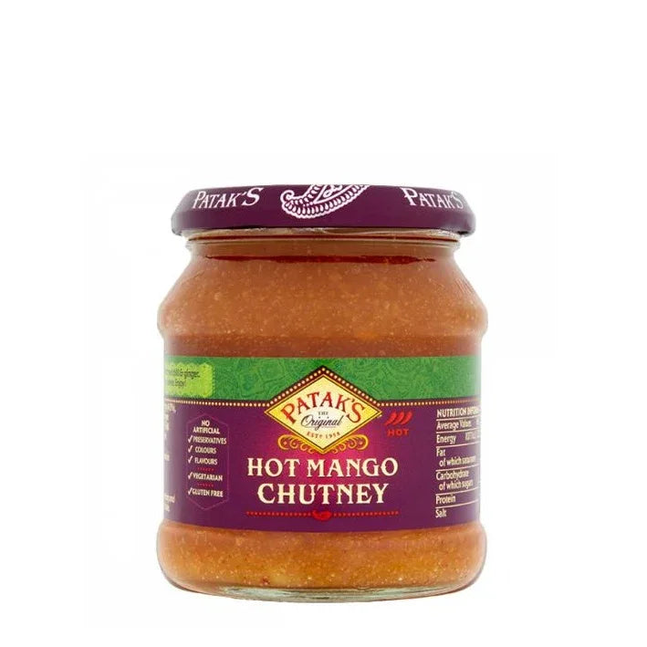 PATAKS HOT MANGO CHUTNEY 340G - Kashmir Watan Foodstores