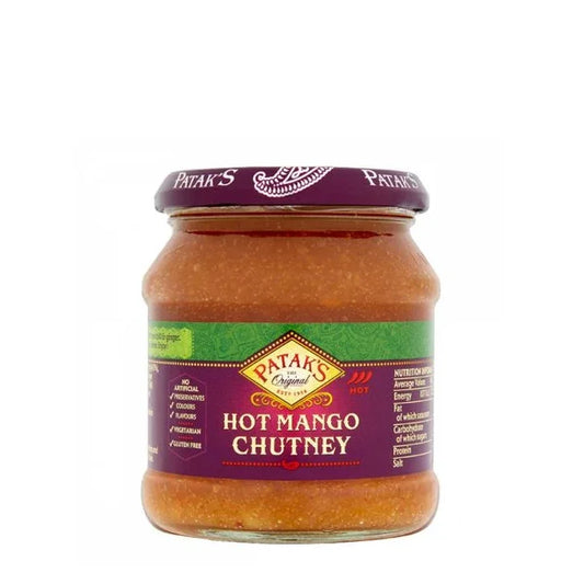 PATAKS HOT MANGO CHUTNEY 340G - Kashmir Watan Foodstores