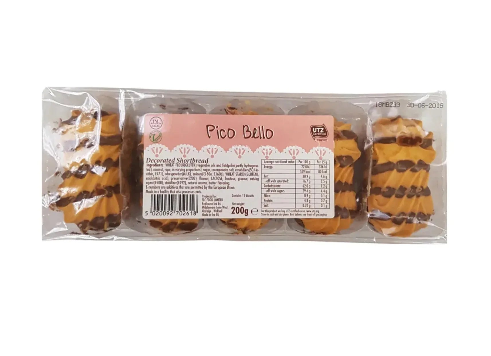 PICO BELLO BISCUITS 200g - Kashmir Watan Foodstores