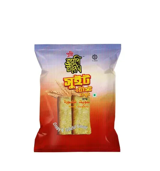 PUSTI HAPPY TIME TOAST SWEET RUSK 250G - Kashmir Watan Foodstores