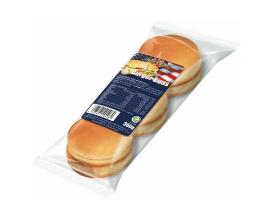 QUICKBURY BURGER BUNS PLAIN 300 6PK - Kashmir Watan Foodstores