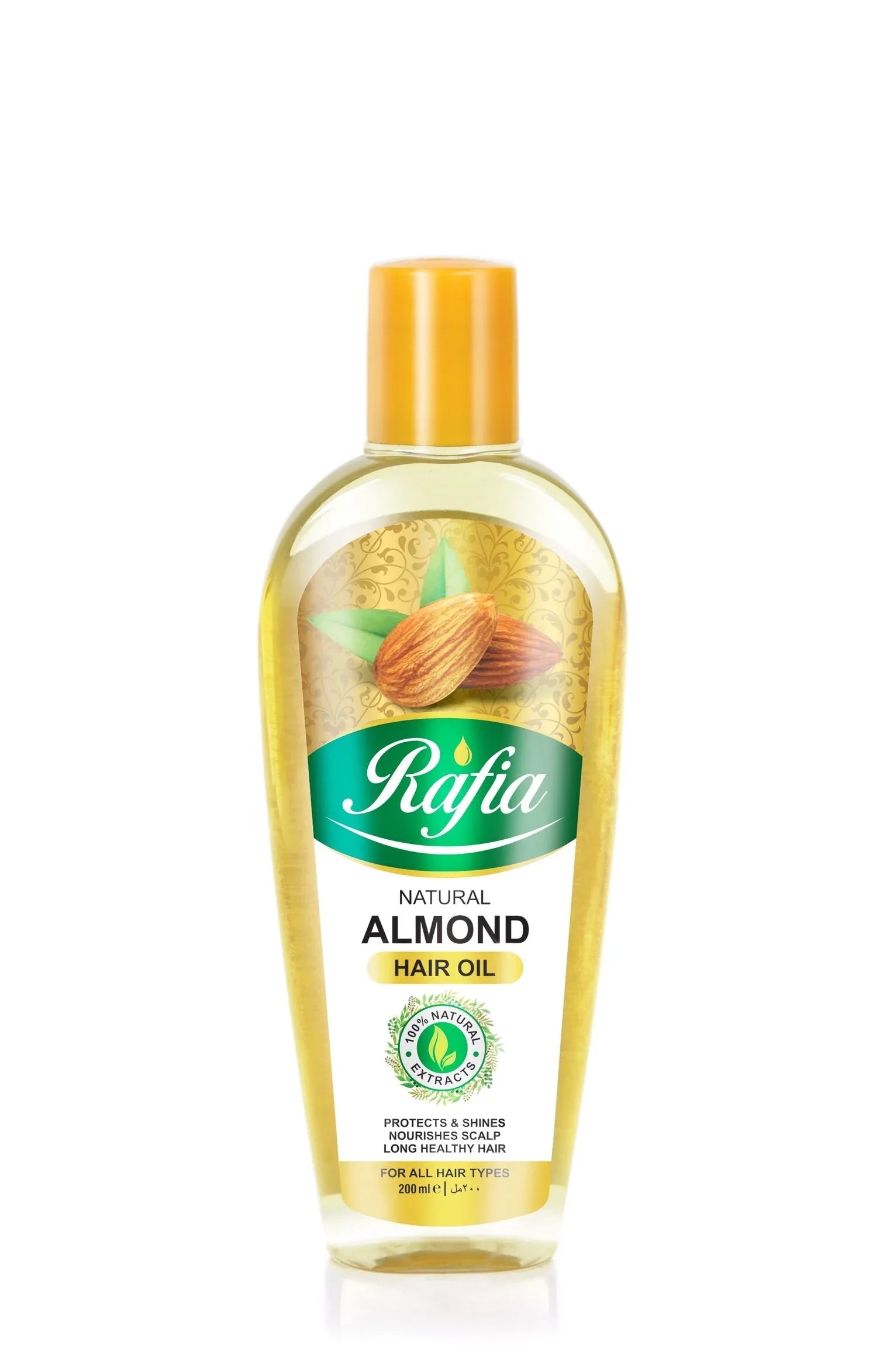 RAFIA ALMOND HAIR OIL 200ML - Kashmir Watan Foodstores