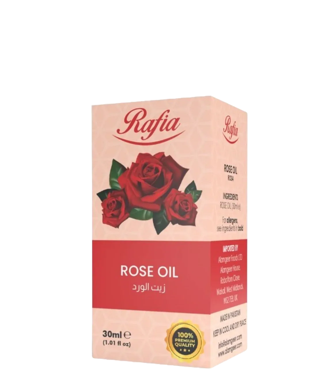 RAFIA ROSE OIL 30ML - Kashmir Watan Foodstores