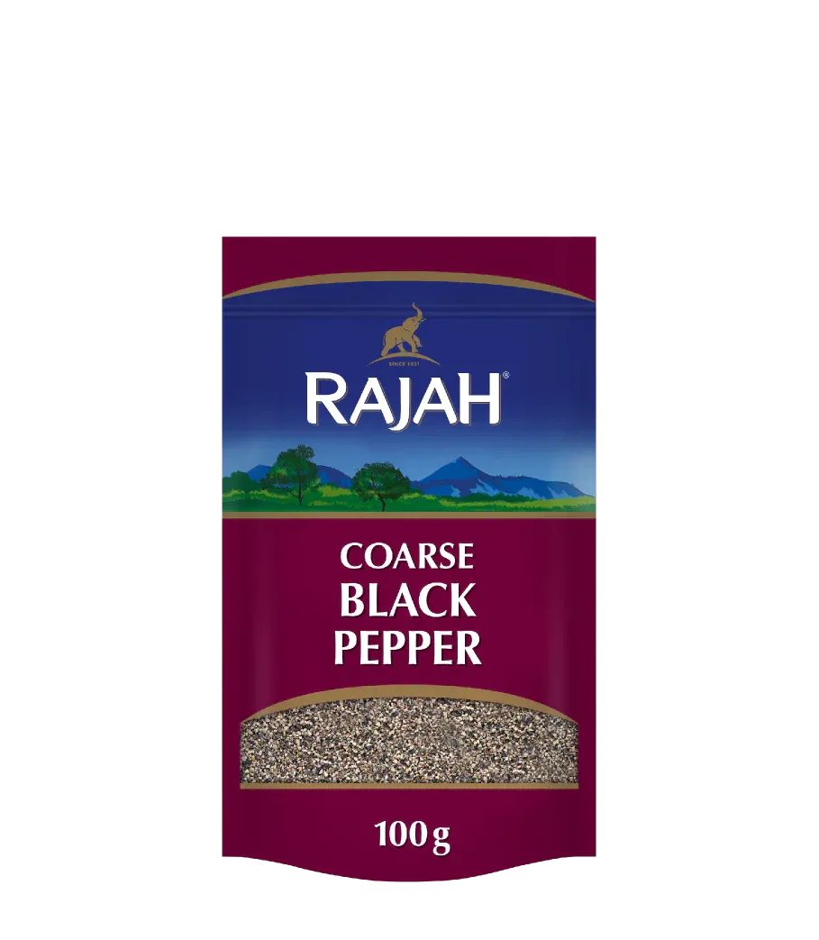 RAJAH BLACK PEPPER COARSE 100G - Kashmir Watan Foodstores