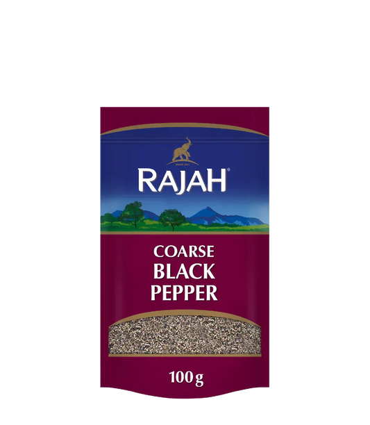 RAJAH BLACK PEPPER COARSE 100G - Kashmir Watan Foodstores