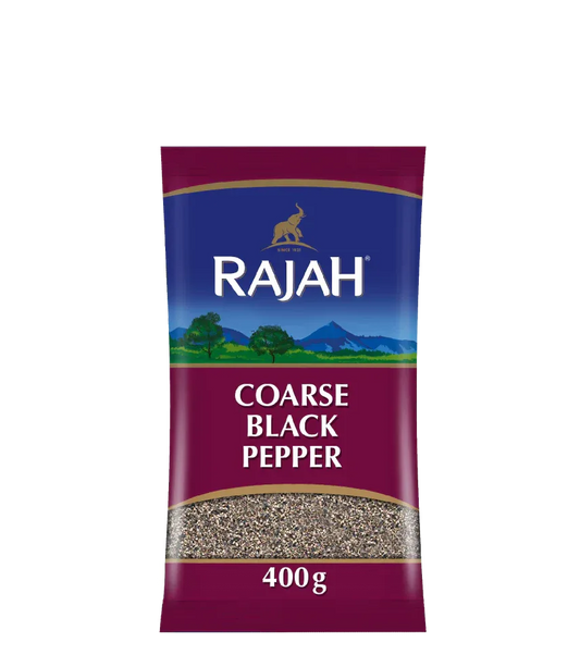 RAJAH BLACK PEPPER CRSE 400G - Kashmir Watan Foodstores