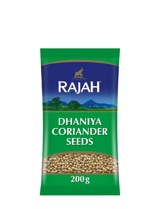 RAJAH WHOLE DHANIYA / CORIANDER 200G - Kashmir Watan Foodstores
