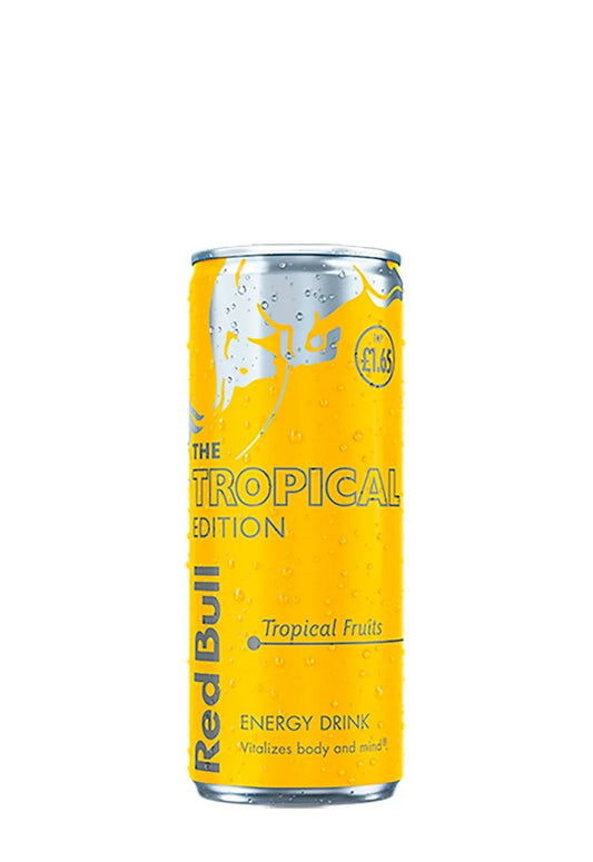 RED BULL TROPICAL FRUIT 250ML PM£1.65 - Kashmir Watan Foodstores