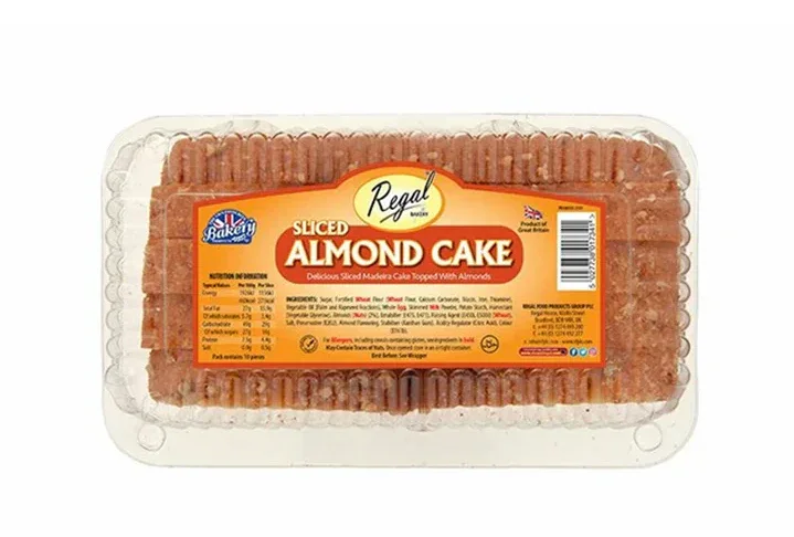 REGAL ALMOND SLICED CAKE 10PCS - Kashmir Watan Foodstores