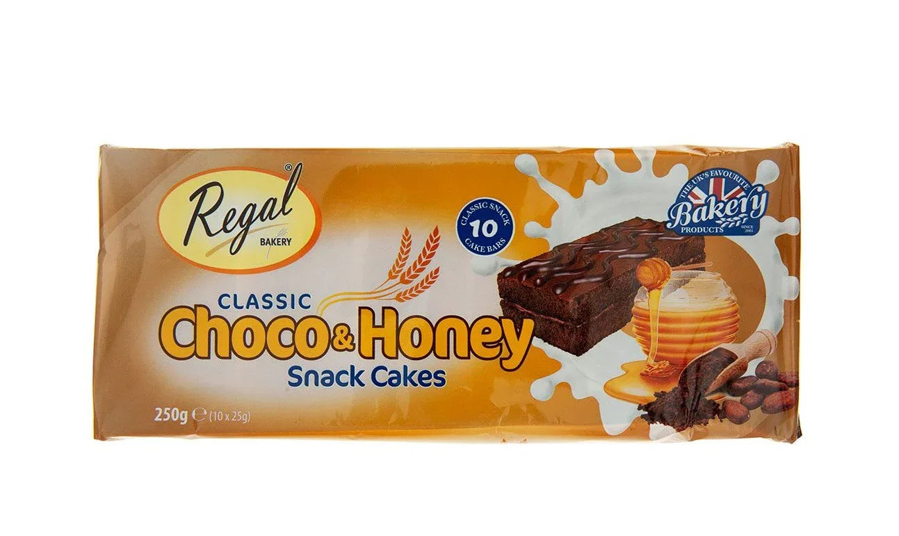 REGAL CHOC & HONEY SNACK CAKES 250G - Kashmir Watan Foodstores