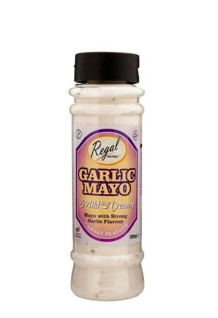 REGAL GARLIC MAYO MILD & CREAMY SAUCE 500ML - Kashmir Watan Foodstores