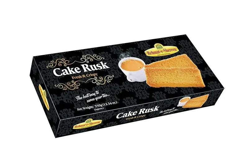 REHMAT-E-SHEREEN CAKE RUSK 300G 15PK - Kashmir Watan Foodstores
