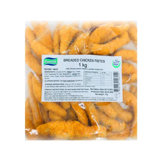 RIVERSIDE BRD CHICKEN FRITES 1KG - Kashmir Watan Foodstores