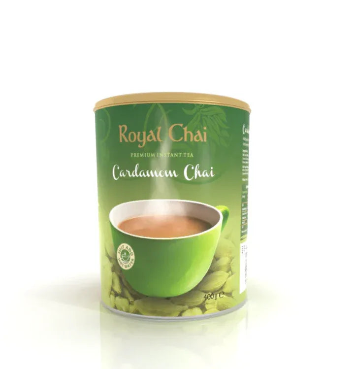 ROYAL CHAI CARDAMOM UNSWEETENED TUB 400G - Kashmir Watan Foodstores