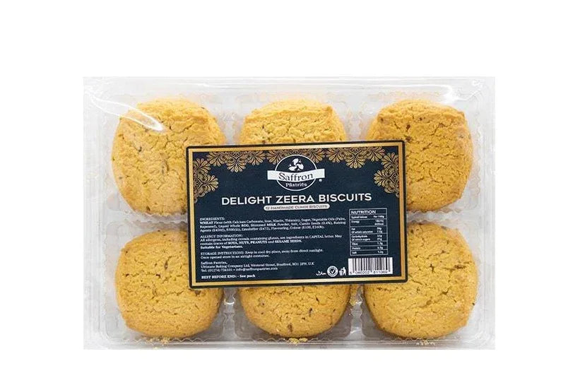 SAFFRON DELIGHT ZEERA BISCUITS 12cs - Kashmir Watan Foodstores