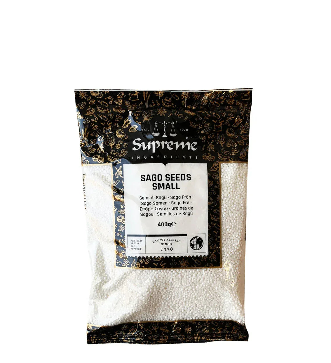 SAGO SEED SMALL 400G (SUPREME QUALITY) - Kashmir Watan Foodstores