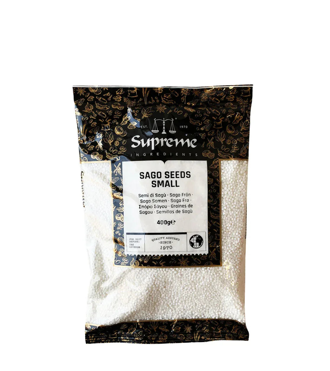 SAGO SEEDS MEDIUM 400G (SUPREME QUALITY) - Kashmir Watan Foodstores
