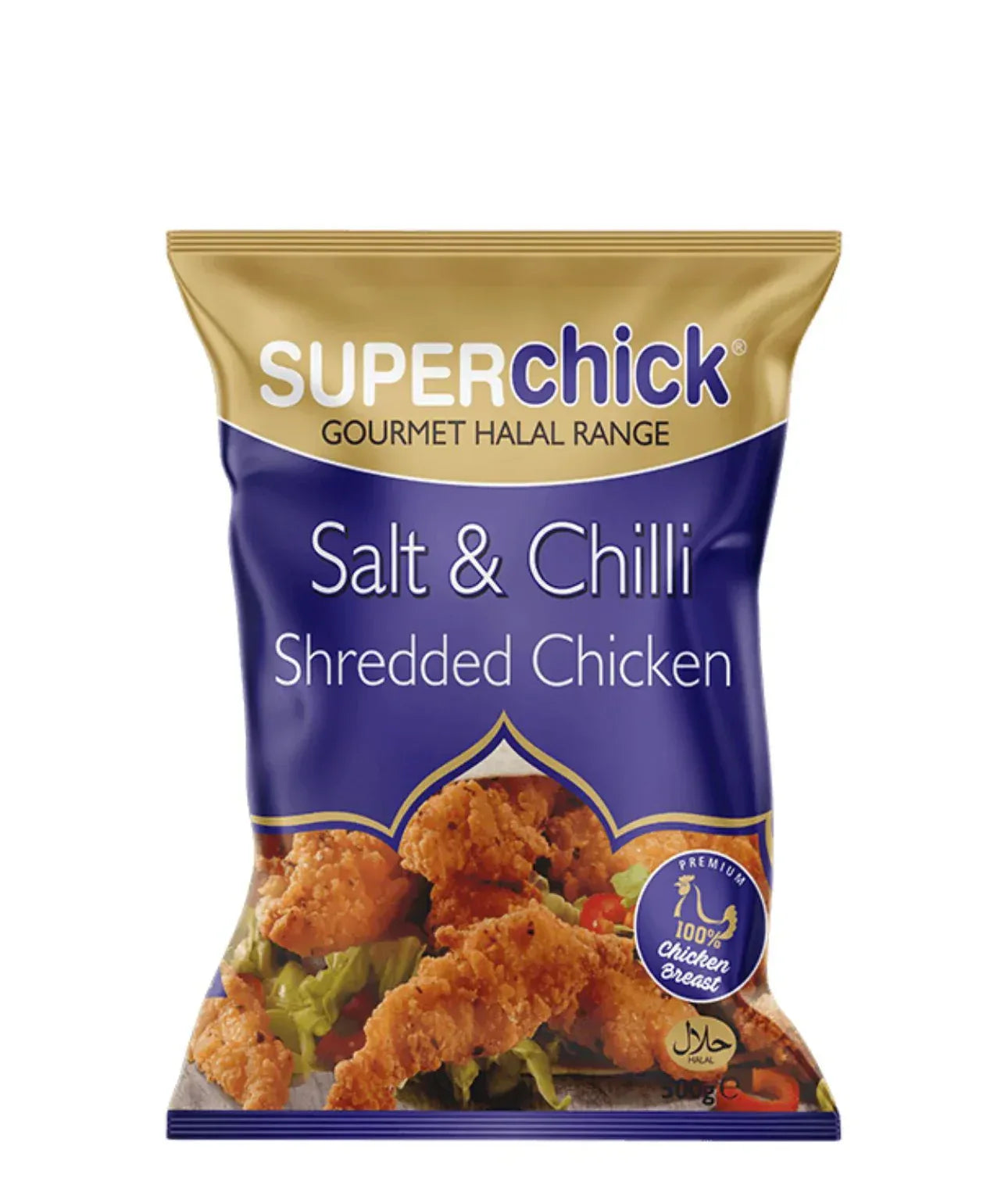 SALT & CHILLI SHREDDED CHICKEN 500G (SUPER CHICK) - Kashmir Watan Foodstores