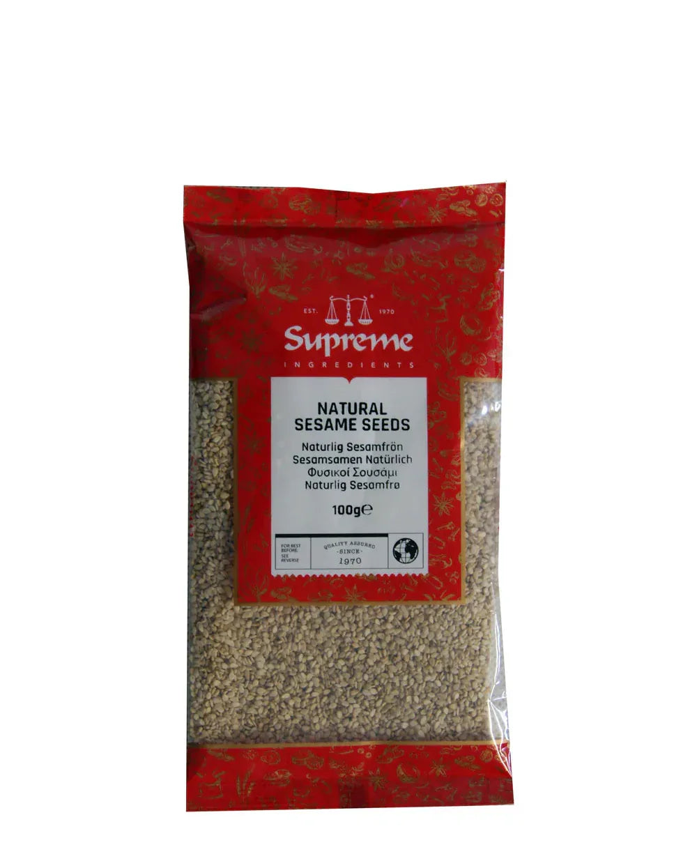 SQ SESAME SEED NATURAL 100G - Kashmir Watan Foodstores