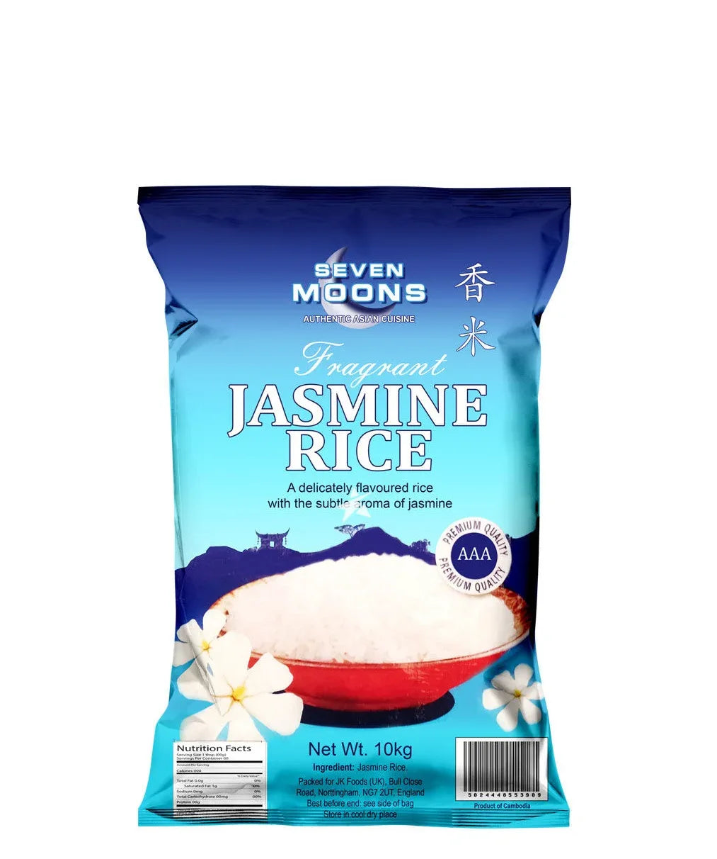 SEVEN MOON JASMINE RICE 10KG - Kashmir Watan Foodstores