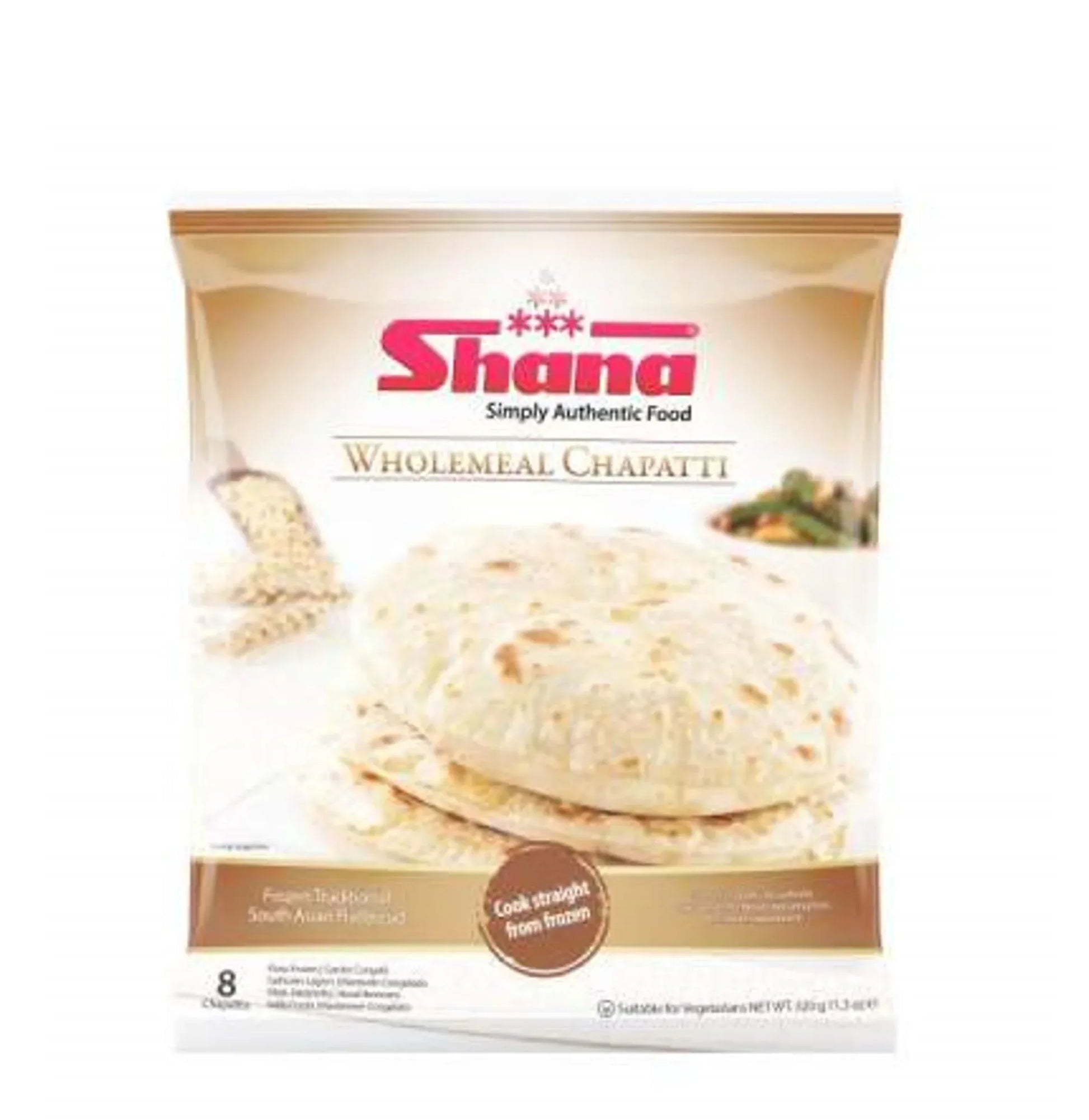SHANA CHAPATTI WHOLEMEAL 320G - Kashmir Watan Foodstores