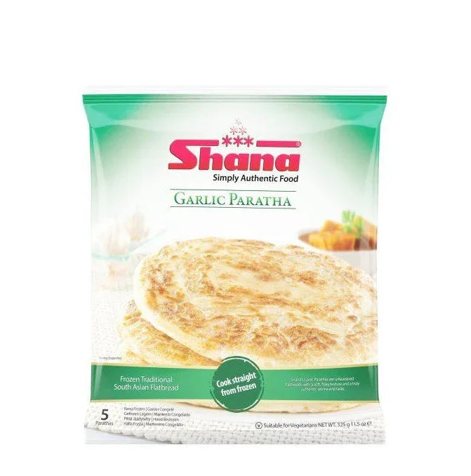SHANA GARLIC PARATHA 5PCS - Kashmir Watan Foodstores