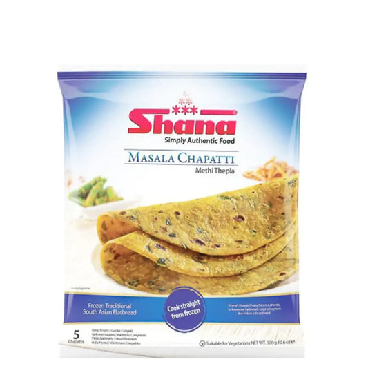 SHANA MASALA CHAPATI METHI THEPLA 5PK - Kashmir Watan Foodstores