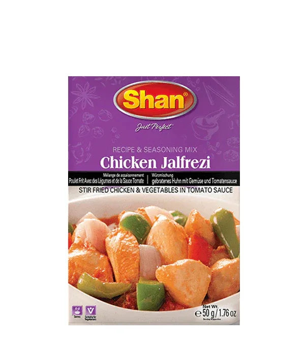 SHAN CHICKEN JALFREZI MASALA 50G - Kashmir Watan Foodstores
