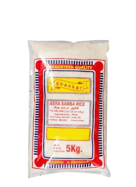 SHANKAR JEERA SAMBA RICE 5KG - Kashmir Watan Foodstores