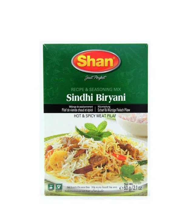 SHAN SINDHI BIRYANI MASALA 60G - Kashmir Watan Foodstores