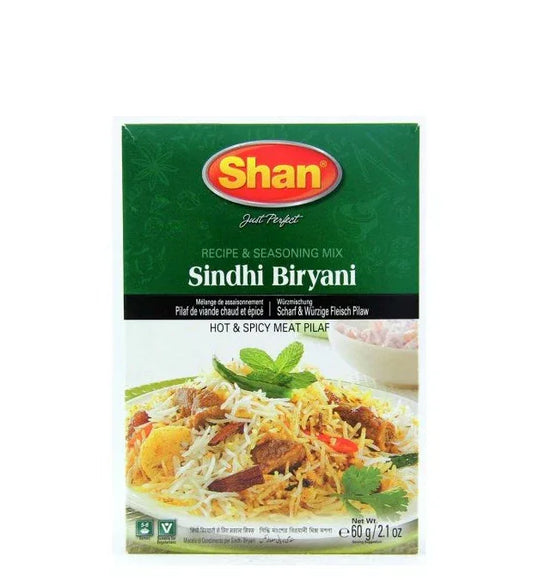 SHAN SINDHI BIRYANI MASALA 60G - Kashmir Watan Foodstores