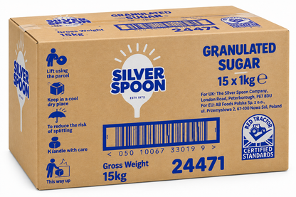 SILVER SPOON GARNULATED SUGAR 15X1KG