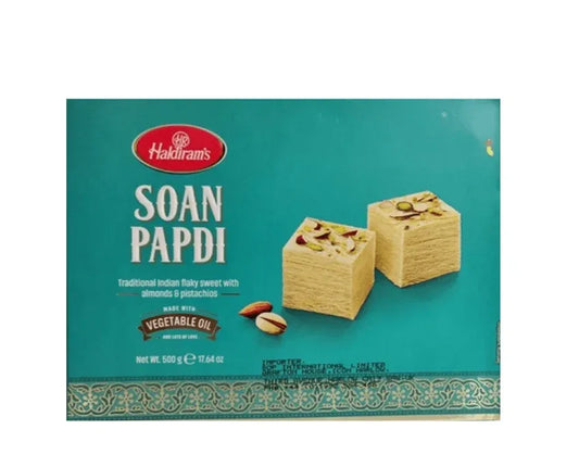 HR SOAN PAPDI ALMONDS 500G - Kashmir Watan Foodstores