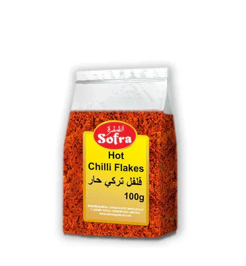 SOFRA CHILLI FLAKE HOT 100G PM£1.59 - Kashmir Watan Foodstores